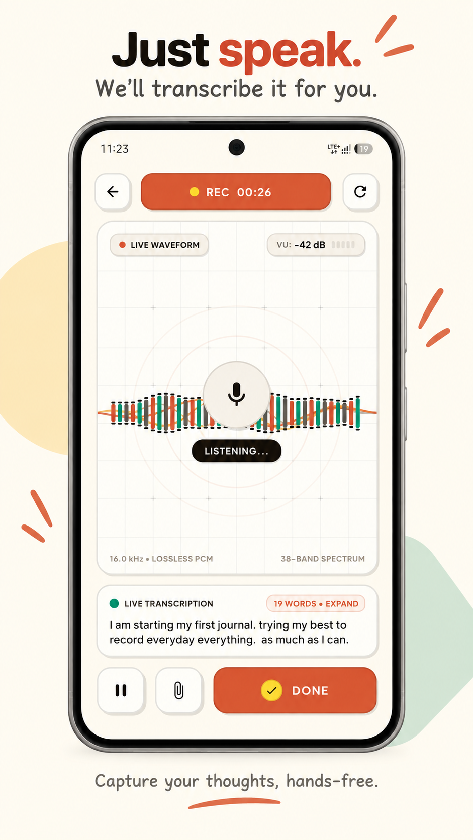 Voice Recorder Screen